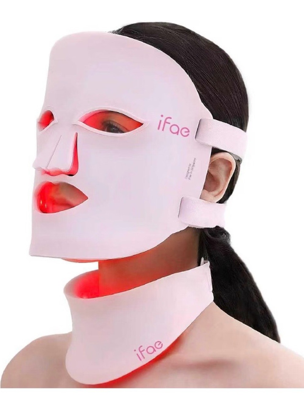 Brand New IFAE LED Red Light Therapy Mask for Face & Neck (Sealed Box)